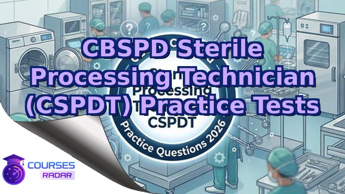 CBSPD Sterile Processing Technician (CSPDT) Practice Tests