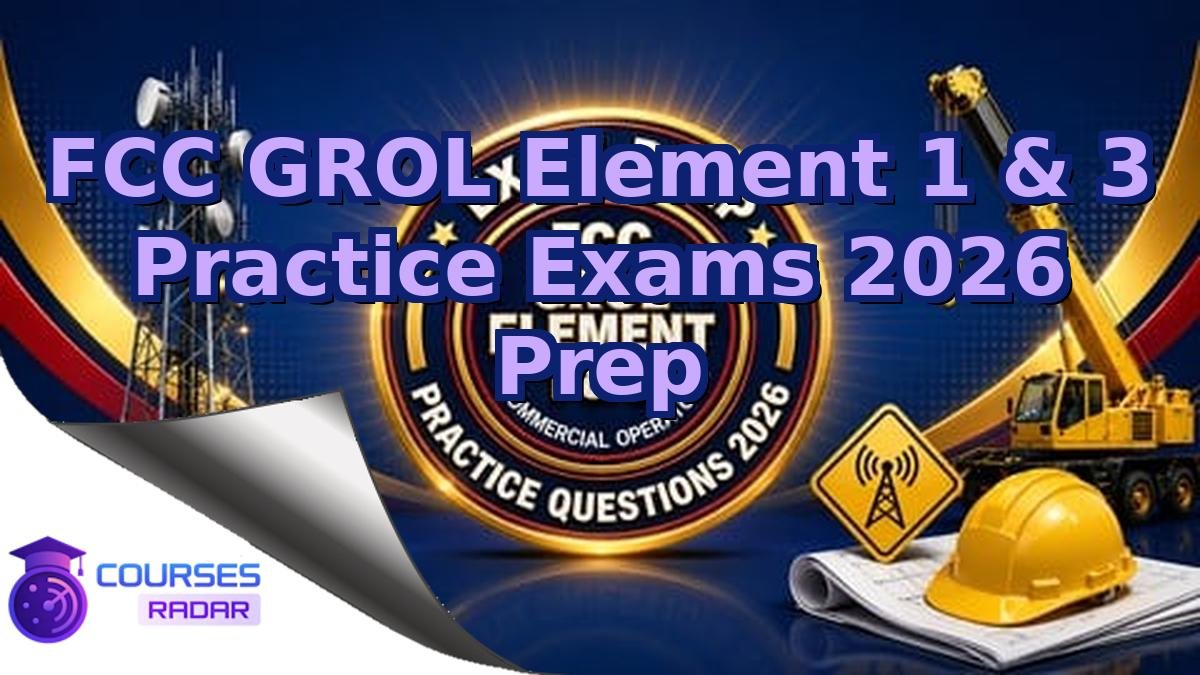 FCC GROL Element 1 & 3 Practice Exams 2026 Prep