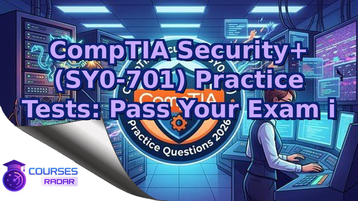 CompTIA Security+ (SY0-701) Practice Tests: Pass Your Exam i