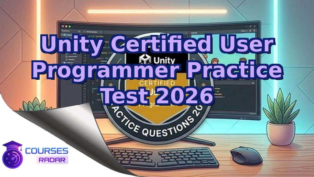 Unity Certified User Programmer Practice Test 2026