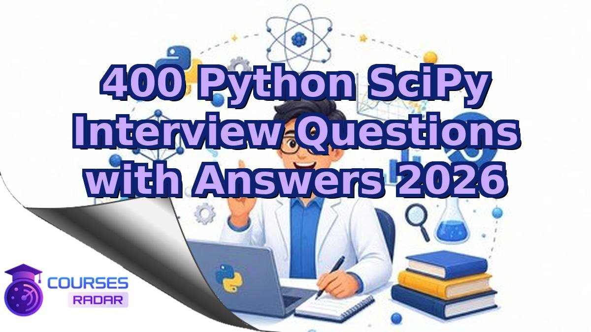 400 Python SciPy Interview Questions with Answers 2026