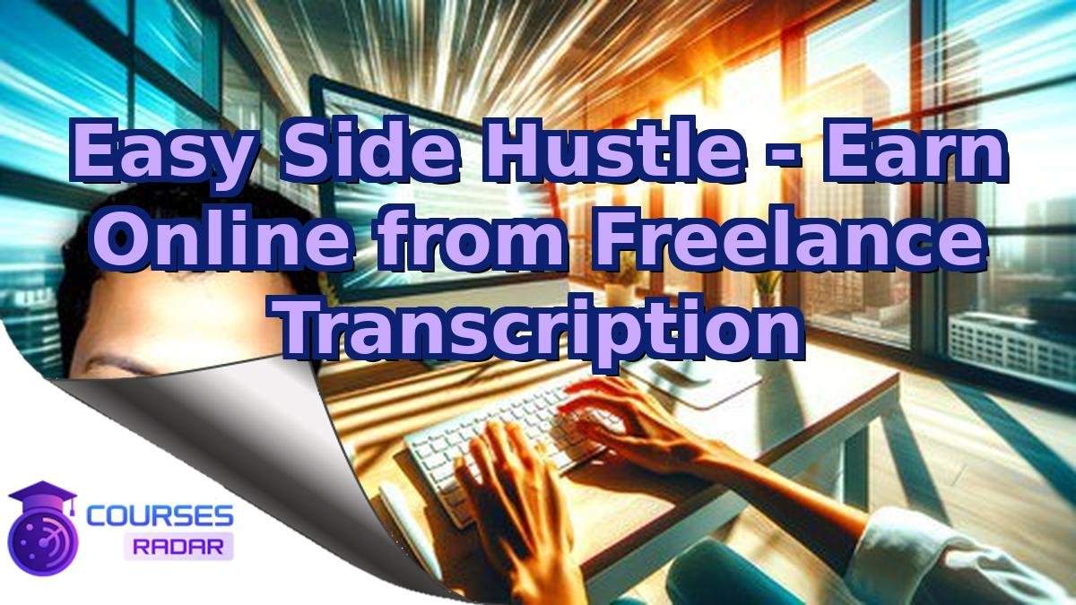 Easy Side Hustle - Earn Online from Freelance Transcription