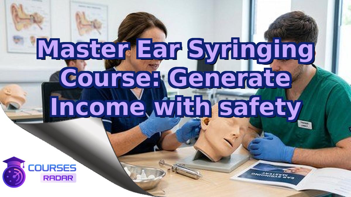 Master Ear Syringing Course: Generate Income with safety