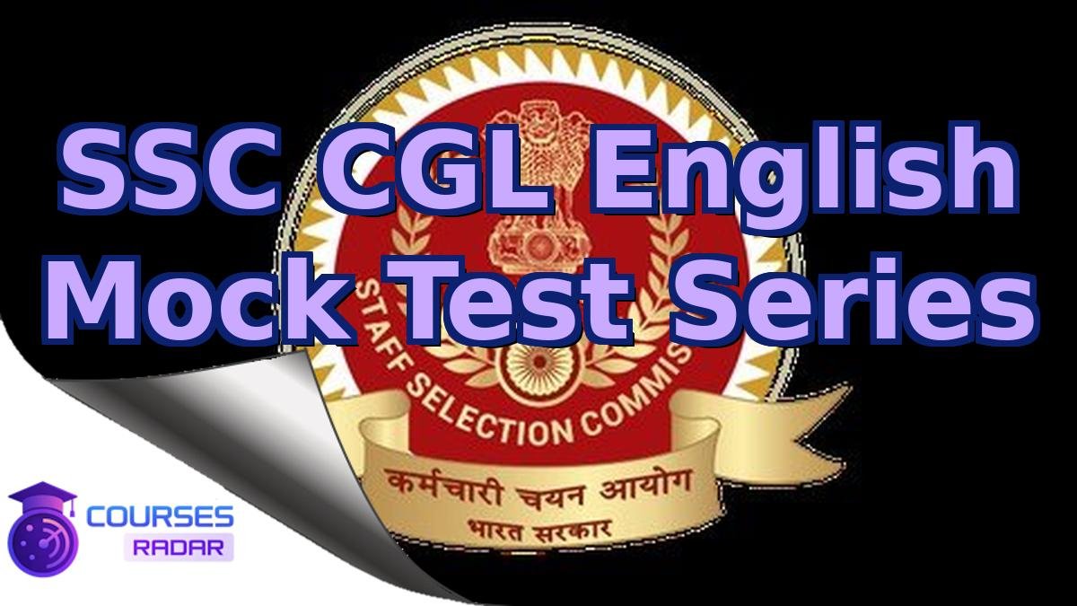 SSC CGL English Mock Test Series