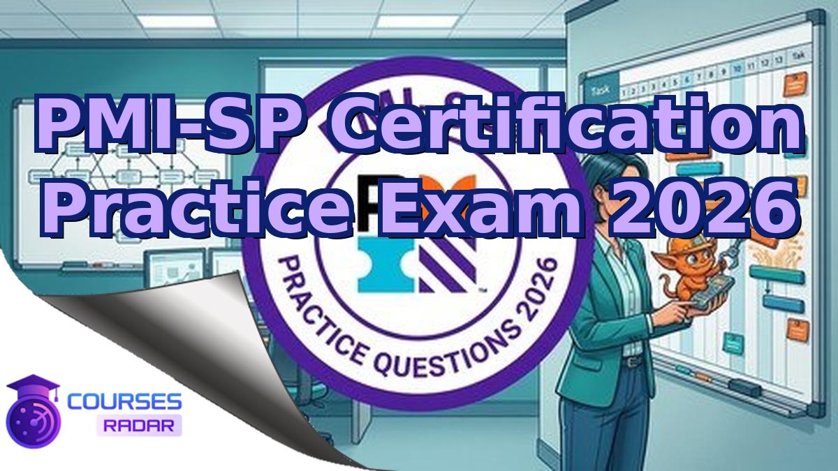 PMI-SP Certification Practice Exam 2026