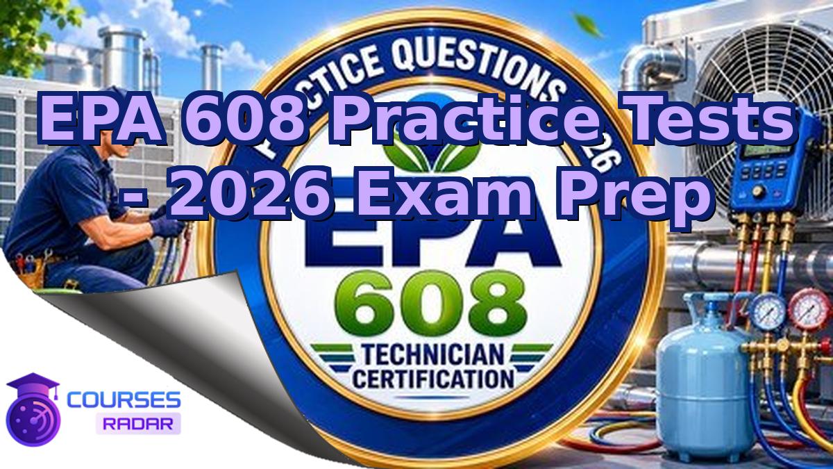 EPA 608 Practice Tests - 2026 Exam Prep