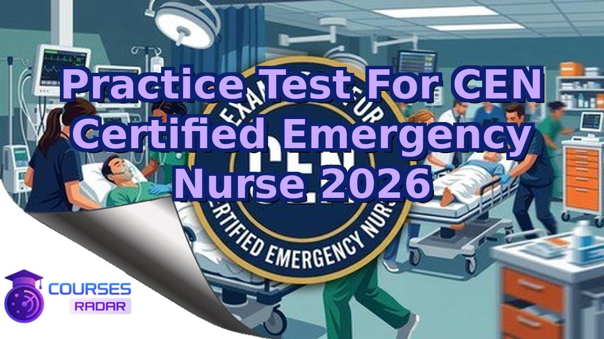 Practice Test For CEN Certified Emergency Nurse 2026