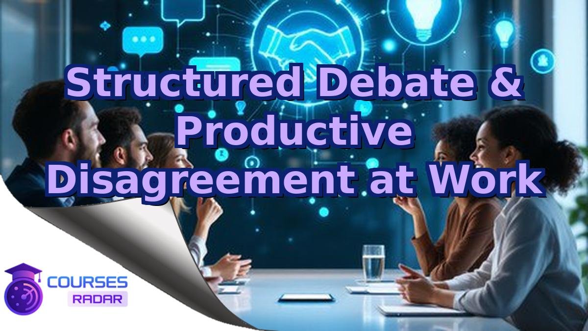 Structured Debate & Productive Disagreement at Work