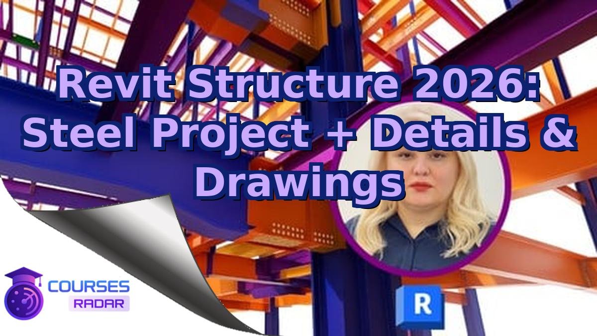 Revit Structure 2026: Steel Project + Details & Drawings
