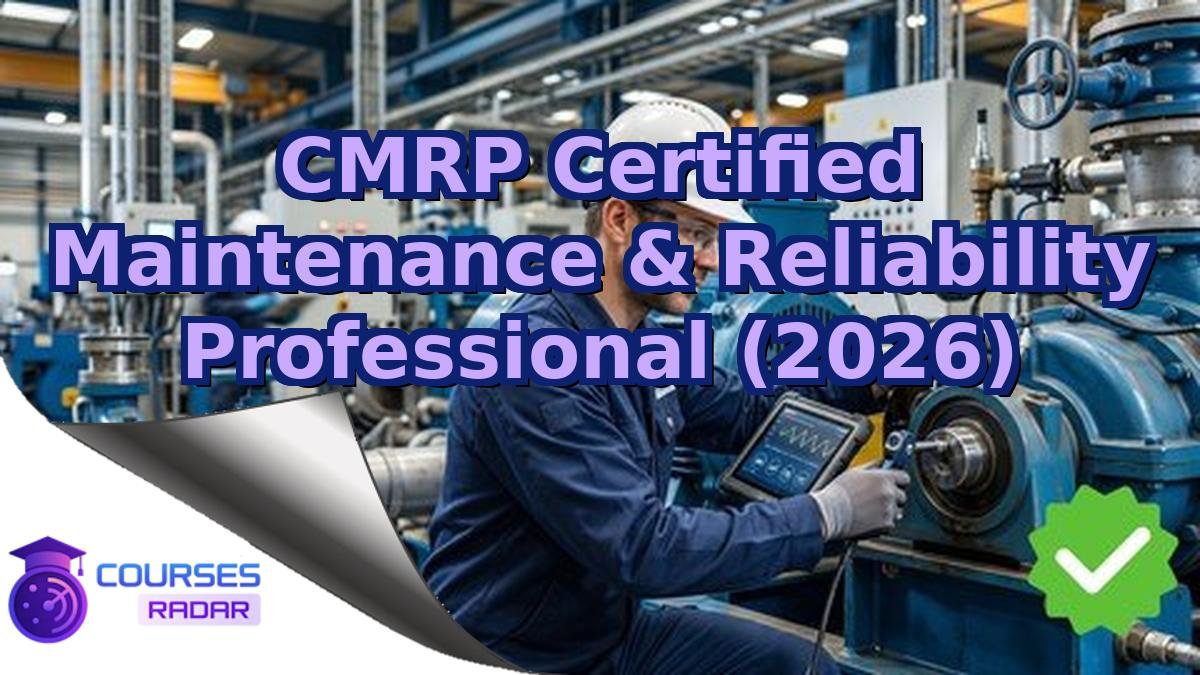CMRP Certified Maintenance & Reliability Professional (2026)
