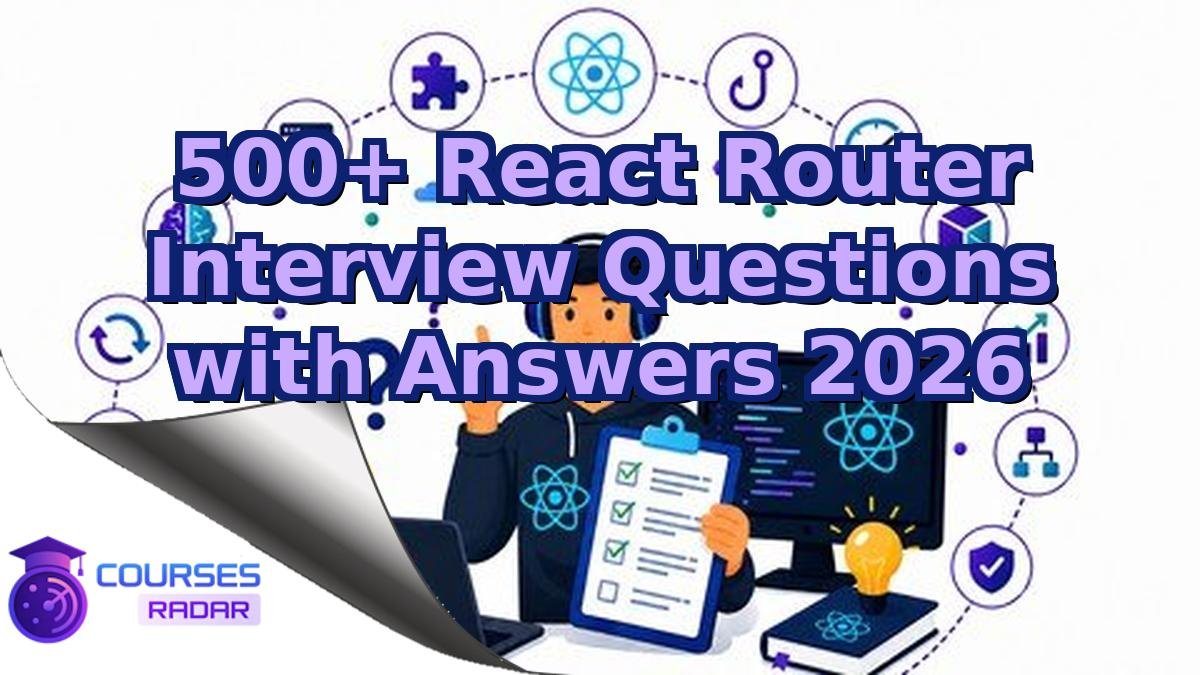 500+ React Router Interview Questions with Answers 2026