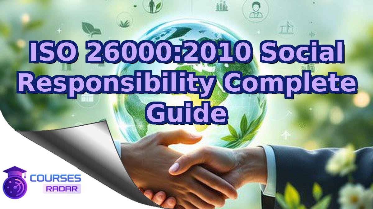 ISO 26000:2010 Social Responsibility Complete Guide