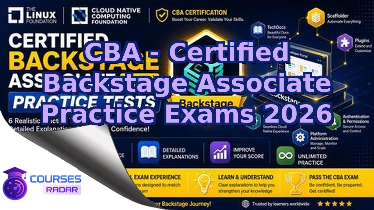 CBA - Certified Backstage Associate Practice Exams 2026