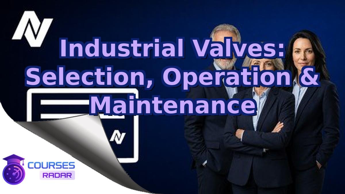 Industrial Valves: Selection, Operation & Maintenance