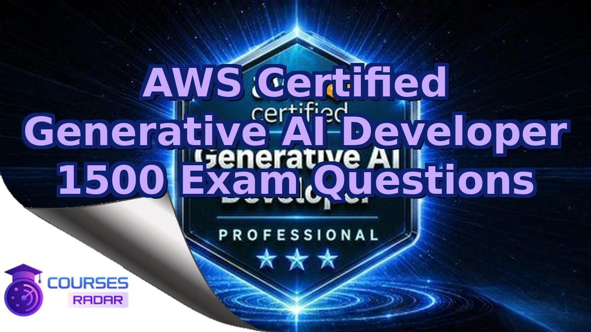 AWS Certified Generative AI Developer 1500 Exam Questions