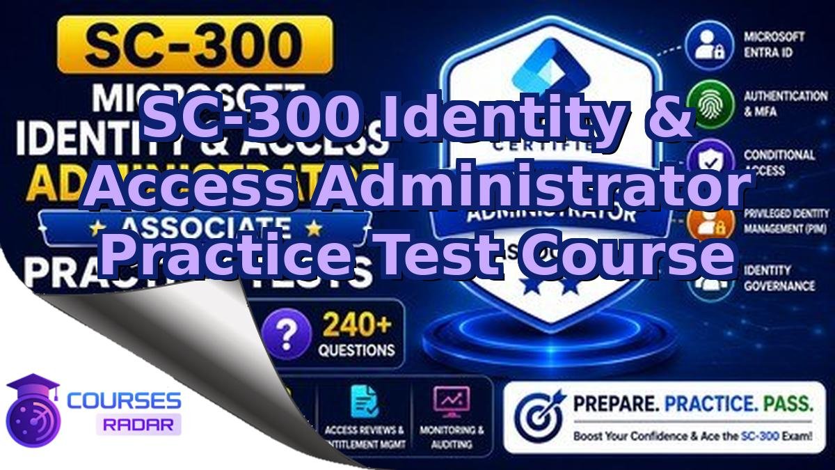 SC-300 Identity & Access Administrator Practice Test Course