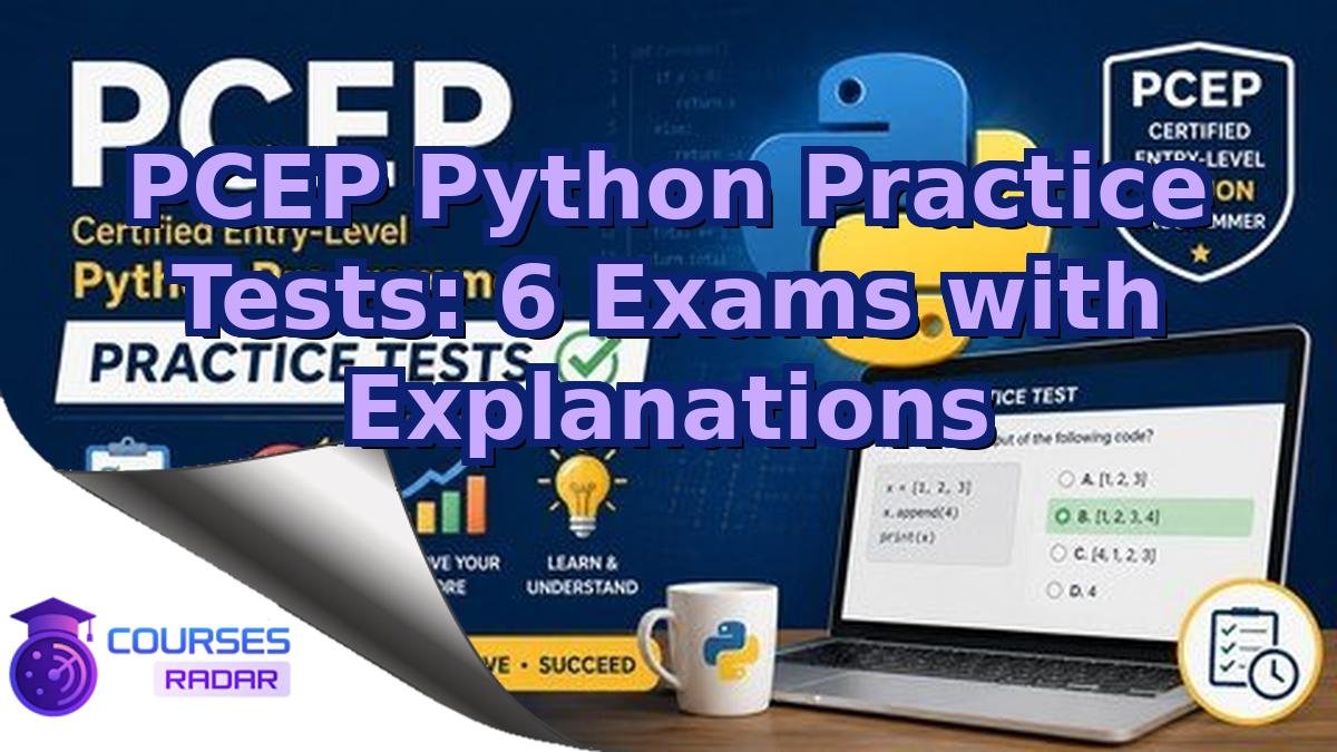 PCEP Python Practice Tests: 6 Exams with Explanations