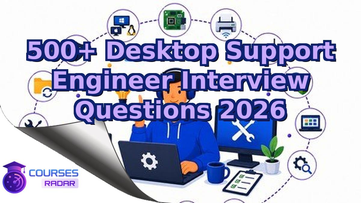 500+ Desktop Support Engineer Interview Questions 2026