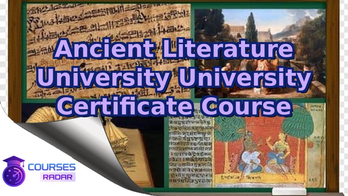 Ancient Literature University University Certificate Course