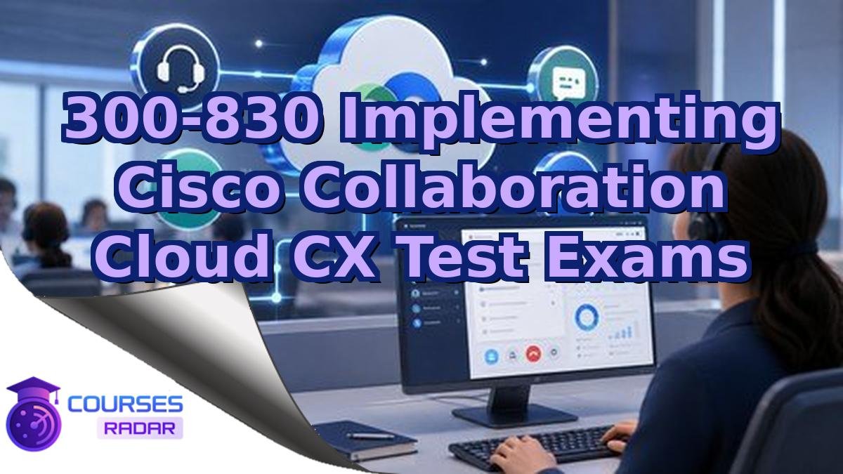 300-830 Implementing Cisco Collaboration Cloud CX Test Exams