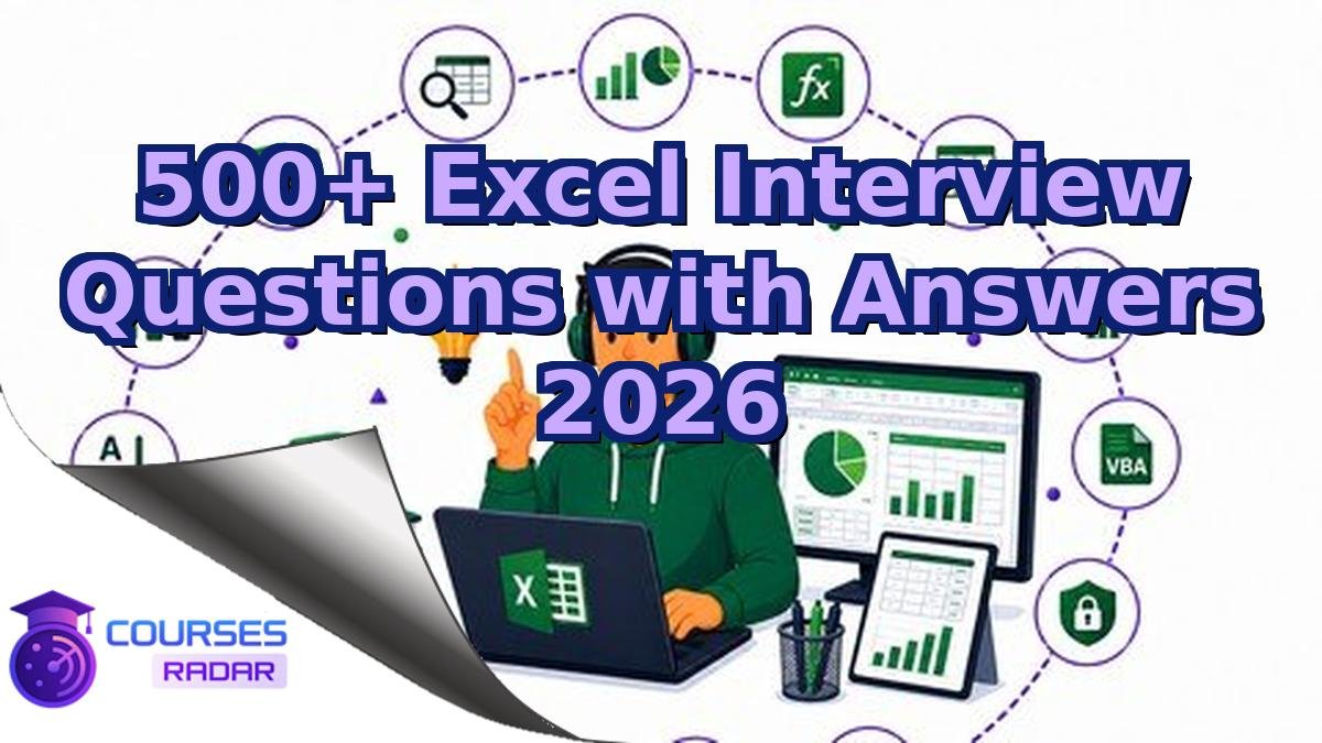 500+ Excel Interview Questions with Answers 2026