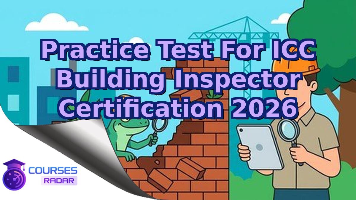 Practice Test For ICC Building Inspector Certification 2026