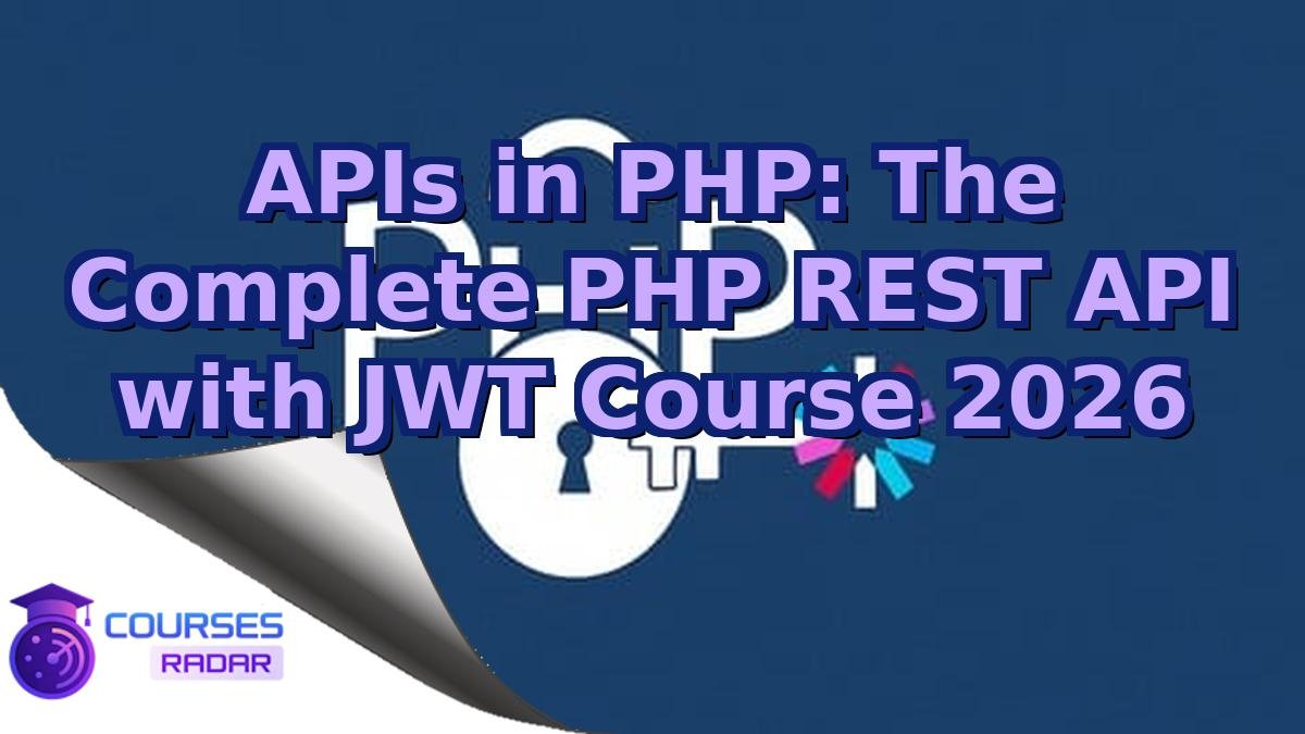 APIs in PHP: The Complete PHP REST API with JWT Course 2026