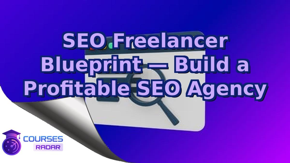 SEO Freelancer Blueprint — Build a Profitable SEO Agency