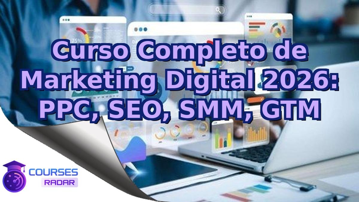 Curso Completo de Marketing Digital 2026: PPC, SEO, SMM, GTM