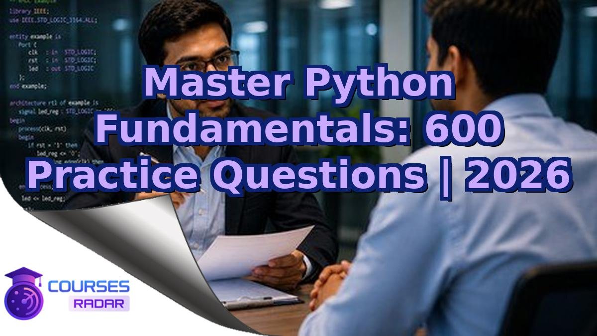 Master Python Fundamentals: 600 Practice Questions | 2026