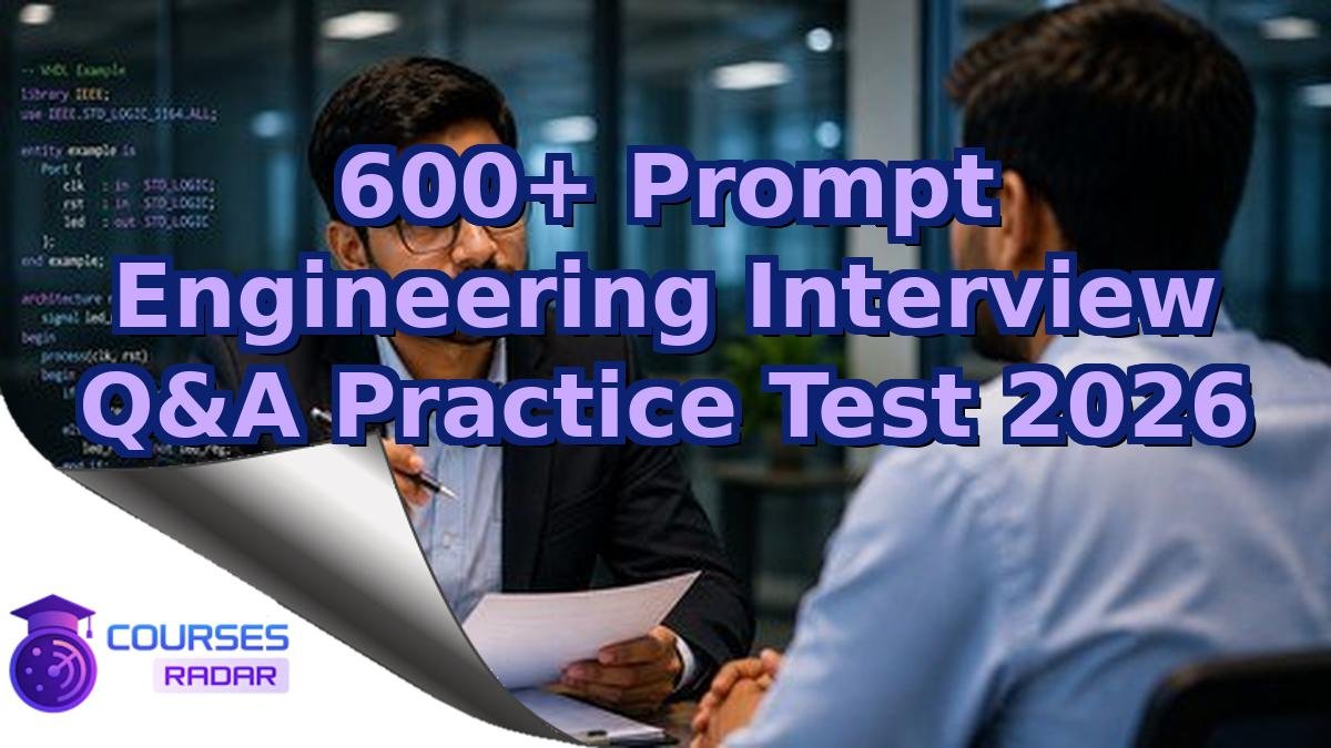 600+ Prompt Engineering Interview Q&A Practice Test 2026