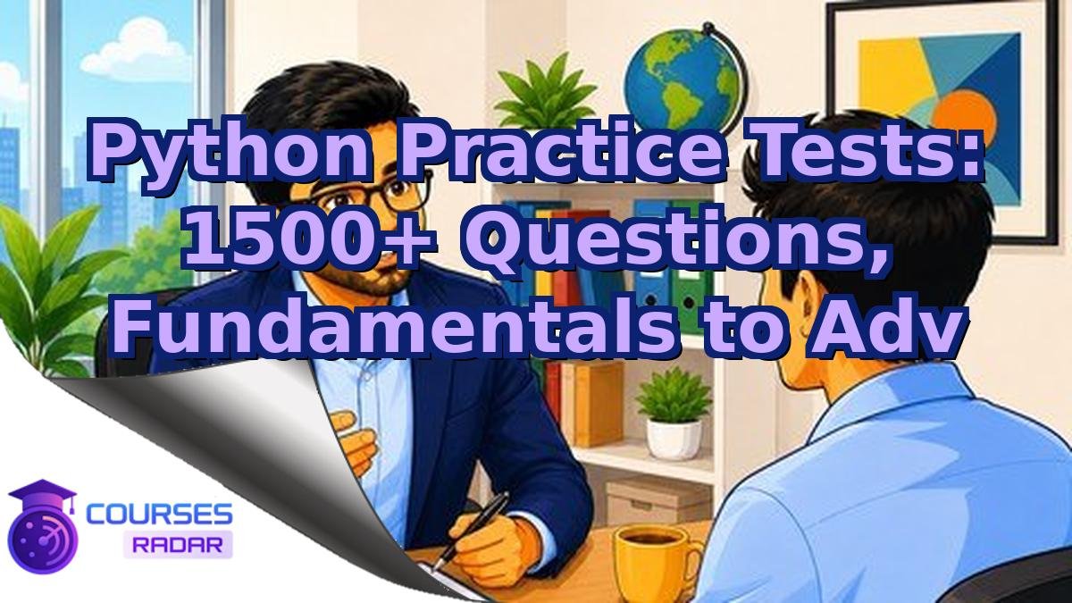Python Practice Tests: 1500+ Questions, Fundamentals to Adv