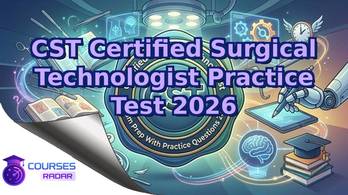 CST Certified Surgical Technologist Practice Test 2026