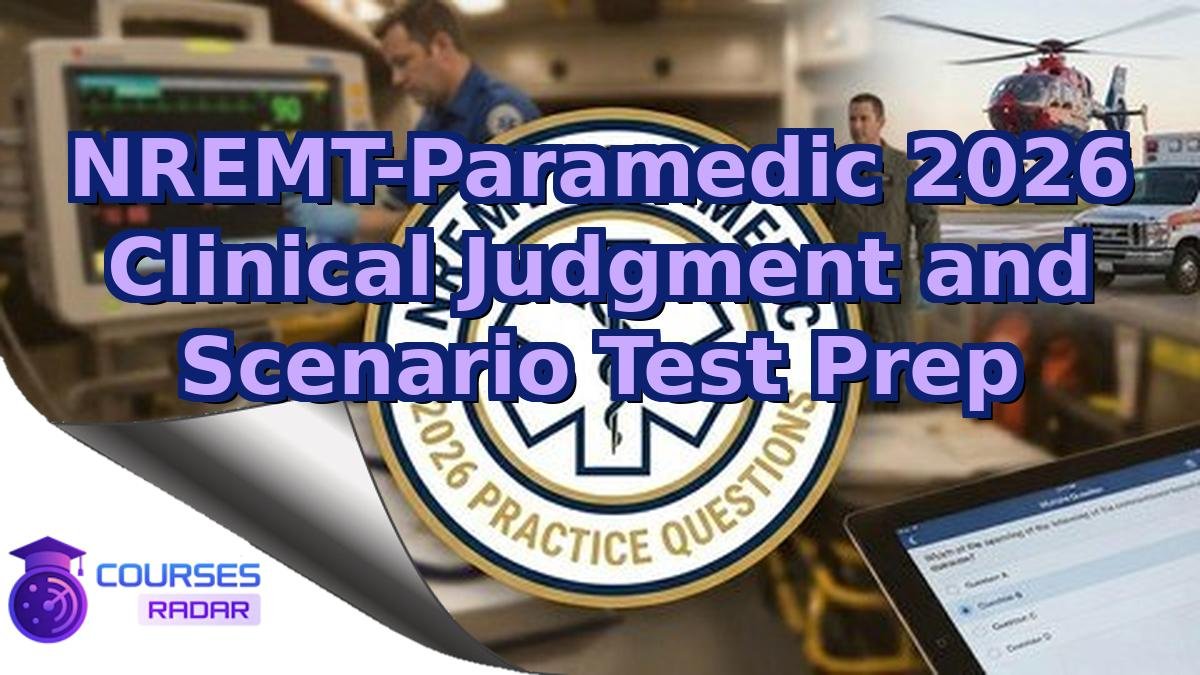 NREMT-Paramedic 2026 Clinical Judgment and Scenario Test Prep