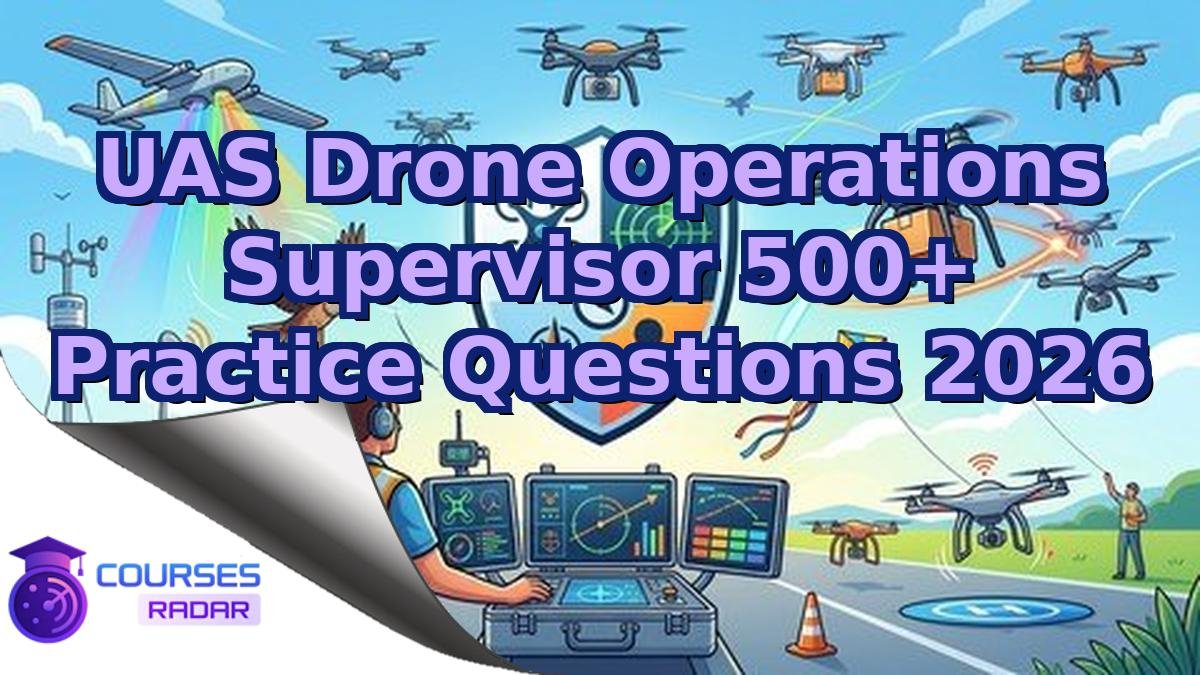 UAS Drone Operations Supervisor 500+ Practice Questions 2026