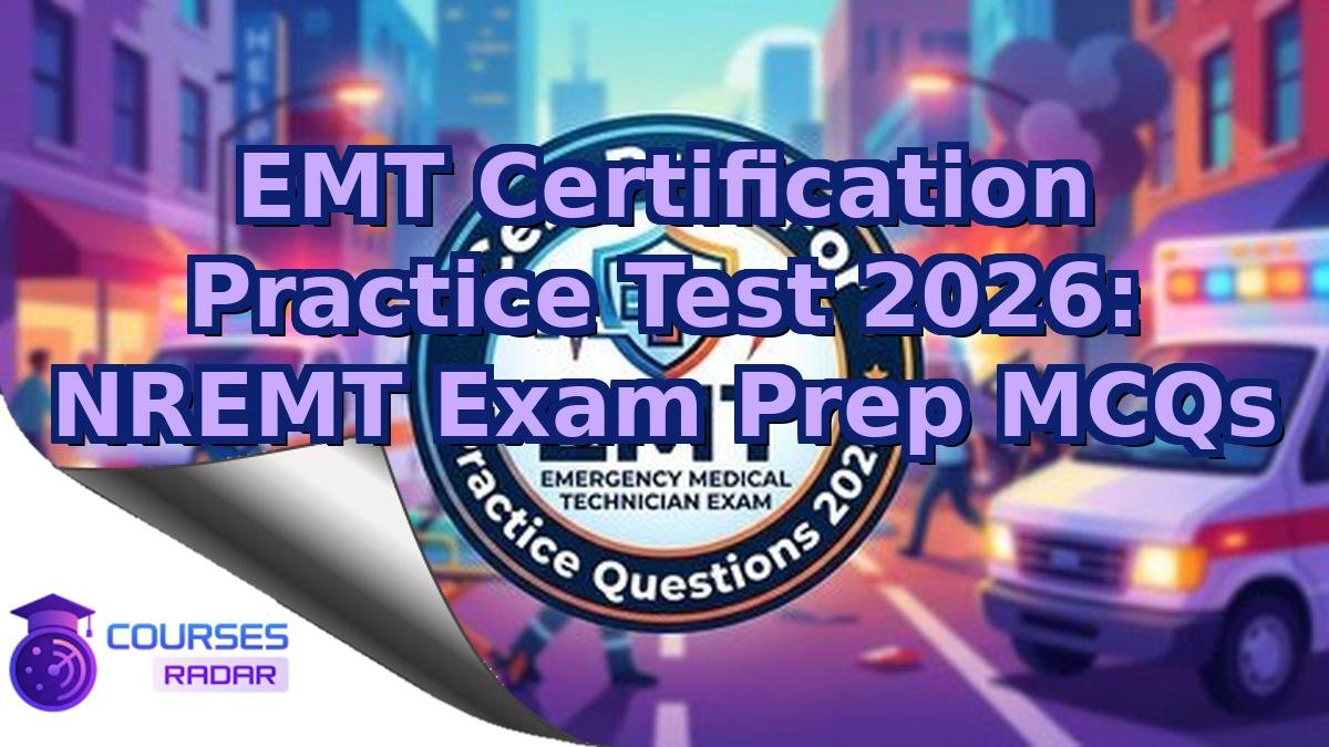 EMT Certification Practice Test 2026: NREMT Exam Prep MCQs