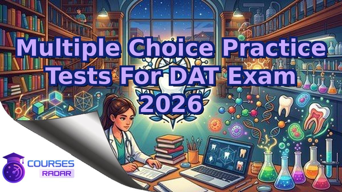 Multiple Choice Practice Tests For DAT Exam 2026