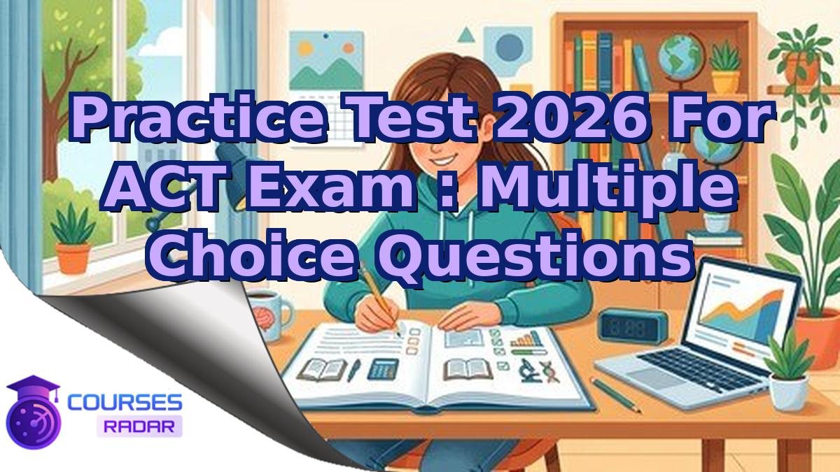 Practice Test 2026 For ACT Exam : Multiple Choice Questions