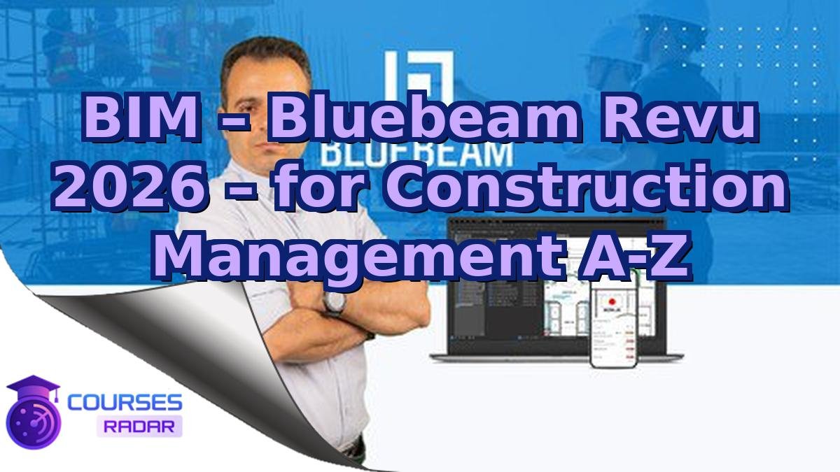 BIM – Bluebeam Revu 2026 – for Construction Management A-Z
