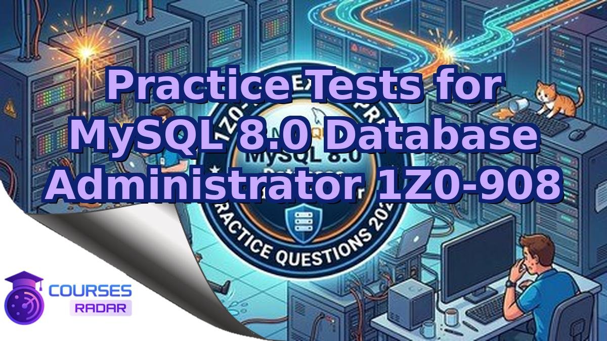 Practice Tests for MySQL 8.0 Database Administrator 1Z0-908