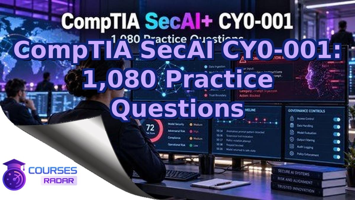 CompTIA SecAI CY0-001: 1,080 Practice Questions