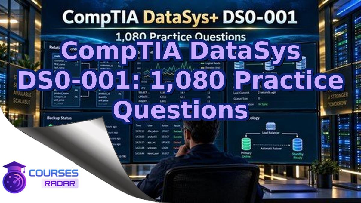 CompTIA DataSys DS0-001: 1,080 Practice Questions