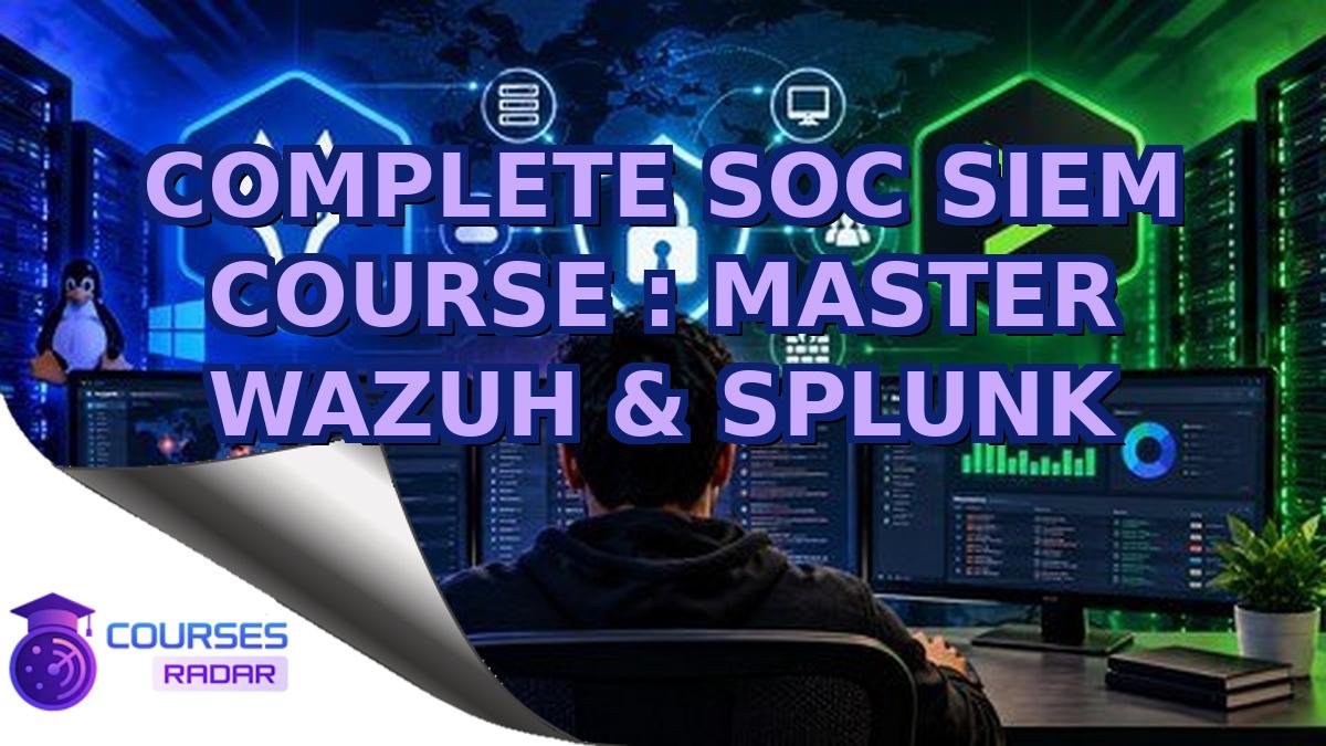COMPLETE SOC SIEM COURSE : MASTER WAZUH & SPLUNK