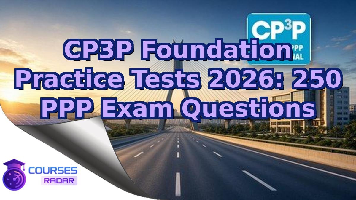 CP3P Foundation Practice Tests 2026: 250 PPP Exam Questions