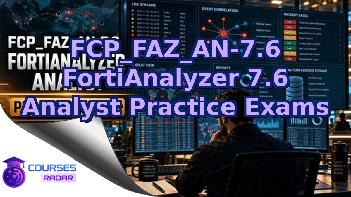FCP_FAZ_AN-7.6 FortiAnalyzer 7.6 Analyst Practice Exams