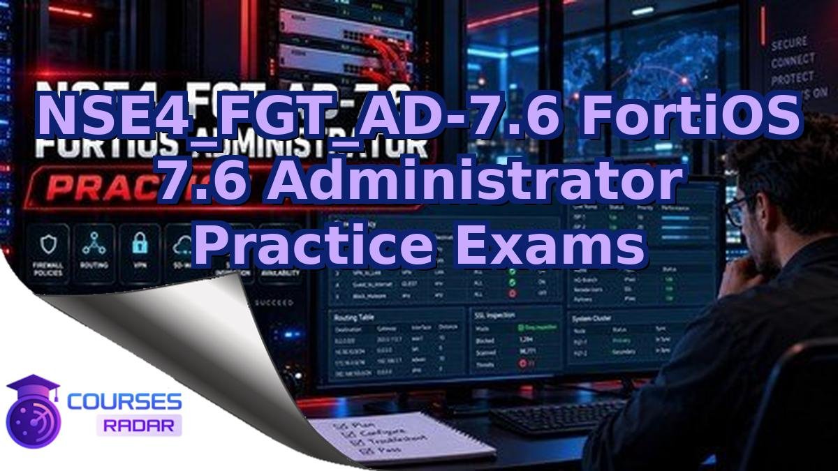 NSE4_FGT_AD-7.6 FortiOS 7.6 Administrator Practice Exams