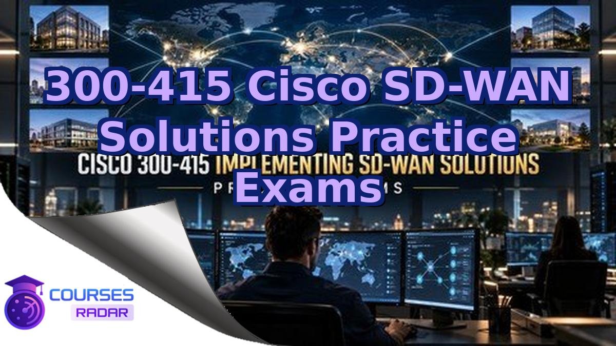 300-415 Cisco SD-WAN Solutions Practice Exams