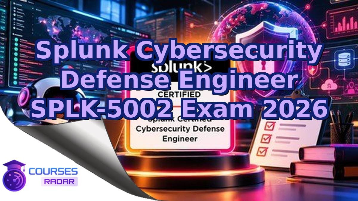 Splunk Cybersecurity Defense Engineer SPLK-5002 Exam 2026