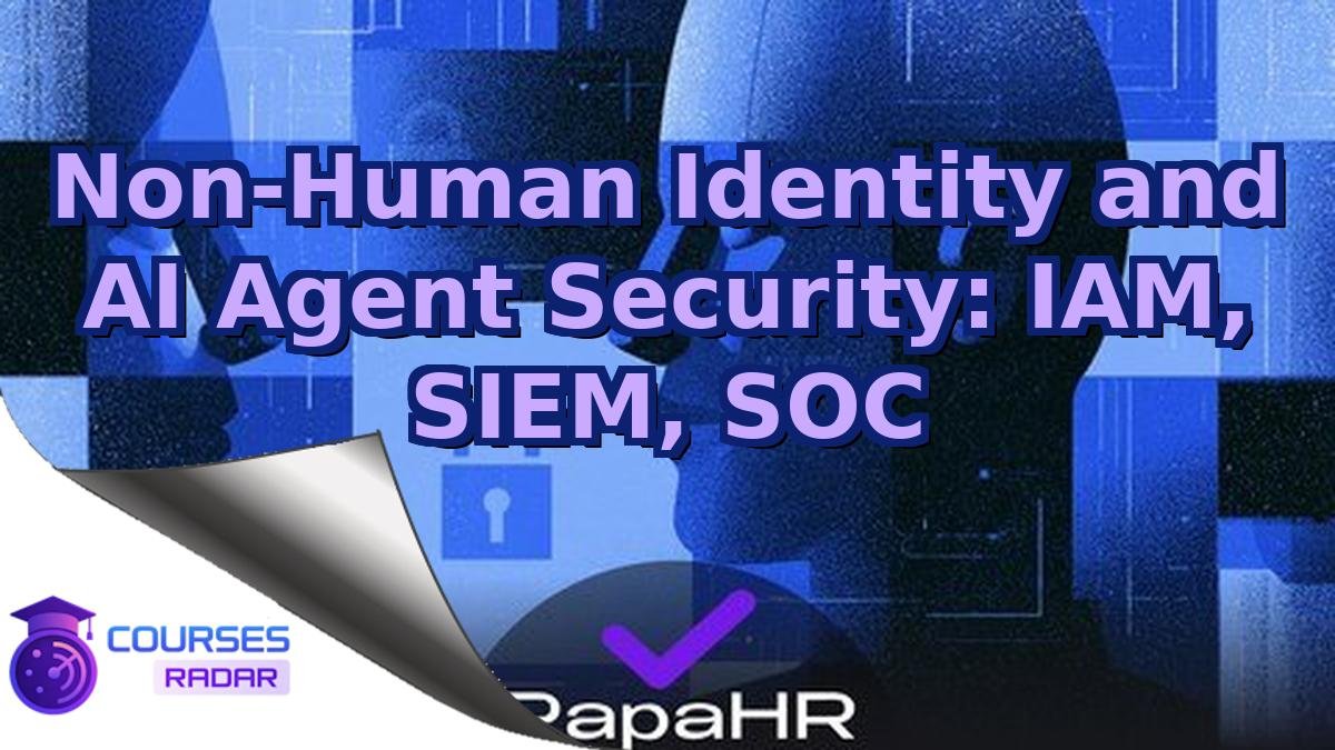 Non-Human Identity and AI Agent Security: IAM, SIEM, SOC