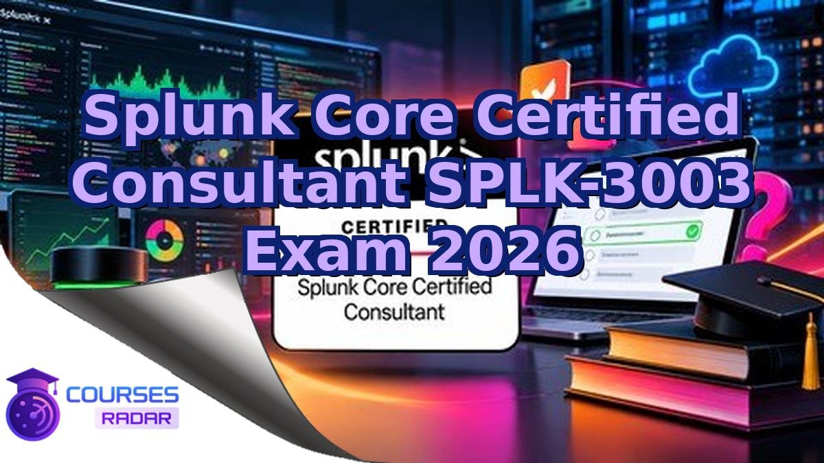 Splunk Core Certified Consultant SPLK-3003 Exam 2026